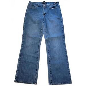 Venezia Medium Stone Washed Bootcut Jeans Size 16 Tall